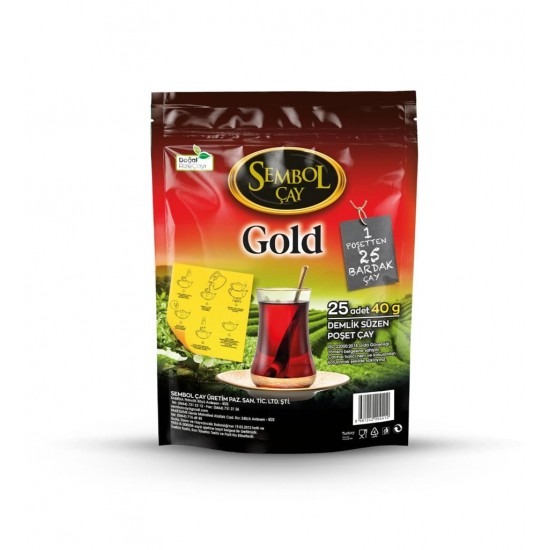 Demlik Süzen Poşet Gold 20gr 50 Adet (1 KG) Demlik Süzen Poşet Gold 20gr 50 Adet (1 KG)